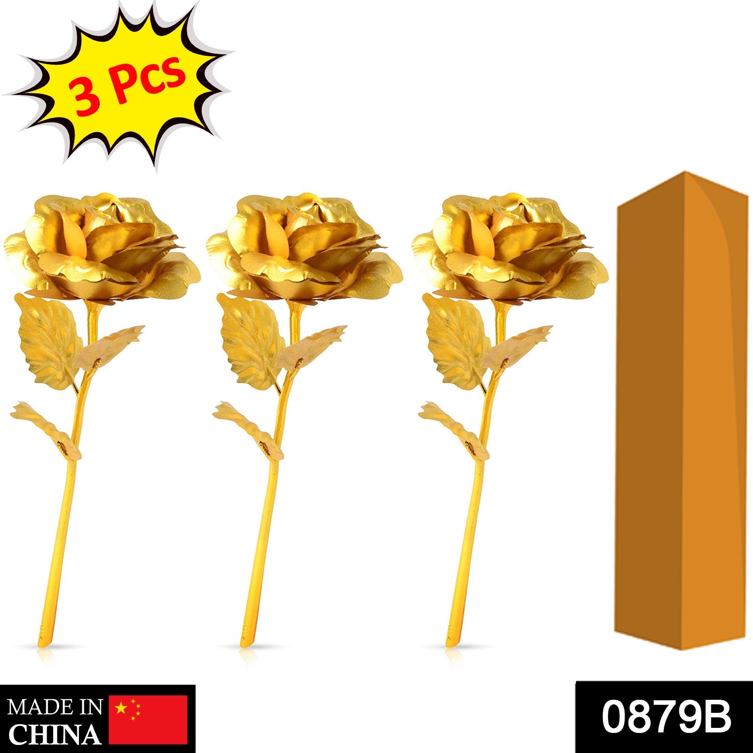 0879 B Golden Rose used in all kinds of places like household, offices, cafe's, etc. for decorating and to look good purposes and all. DeoDap 0879 B Golden Rose used in all kinds of places like household, offices, cafe's, etc. for decorating and to look good purposes and all. DeoDap